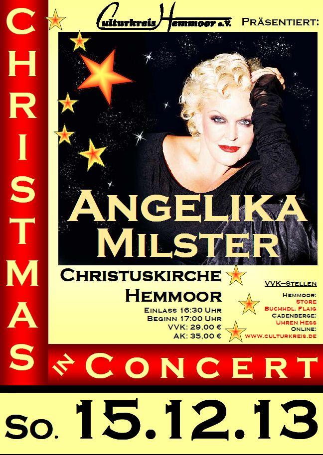 öfter Angelika Milster - Christmas in Concert - Christuskirche - Culturkreis Hemmoor e.V.