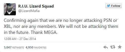 öfter DDoS Angriff gestoppt - PSN - XBL - LizardSquad