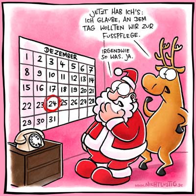 Weihnachten fällt aus! Reine Kosten- und Terminfrage :)