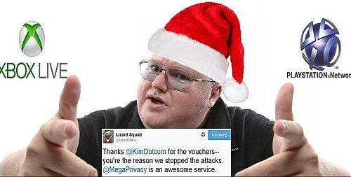 PSN XBL Lizard Squad Kim DotCom