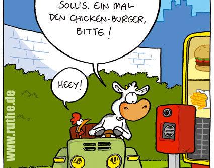 öfter Comic Ruthe Chickenburger Drive-In